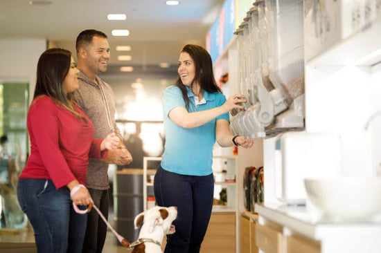 Pet business staff member